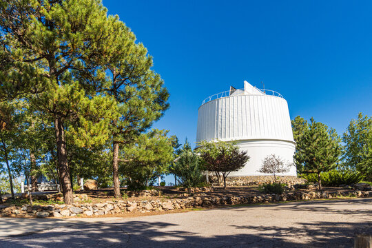 Historic Lampland Telescope Dome at Lowell Observatory in Flagstaff Arizona