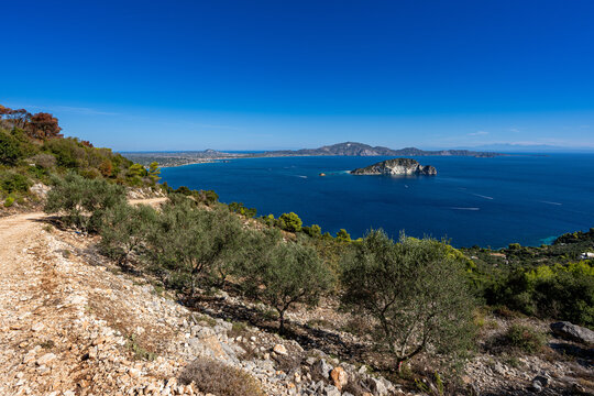Zakynthos - Hiking from Keri Light House along Marathia to Limni Keriou