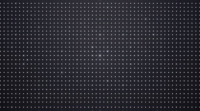 Abstract Glowing LED Dot Matrix Grid Pattern Background