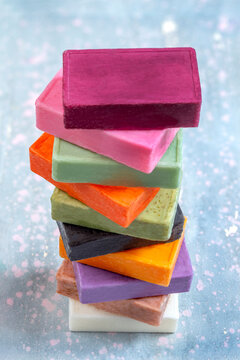Stack of Handmade Soap Bars
