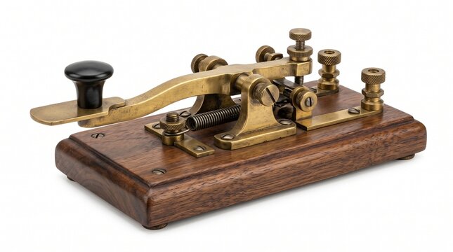 Antique Morse Code Telegraph Key
