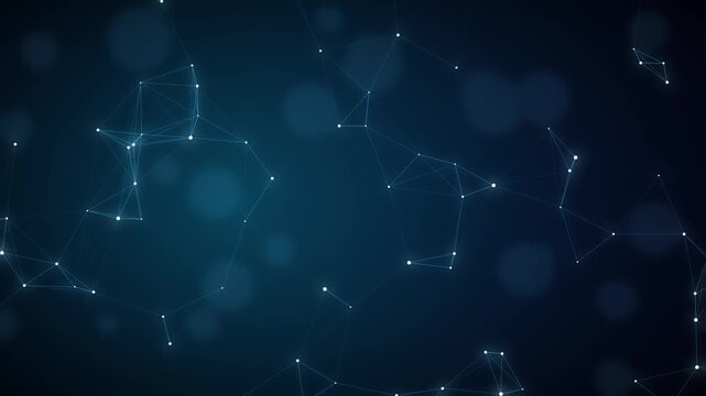 Abstract Digital Data Network Flow Seamless Loop Background Motion Graphics