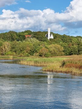 Lietzow Castle on the Gro&szlig;er Jasmund Bodden, R&uuml;gen Island, Mecklenburg-Western Pomerania, Germany