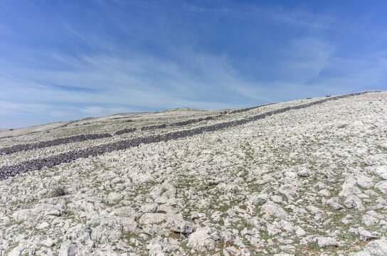 Plateau of the Moon, Plato mjeseca, Baska, Krk, Primorje-Gorski Kotar County, Croatia