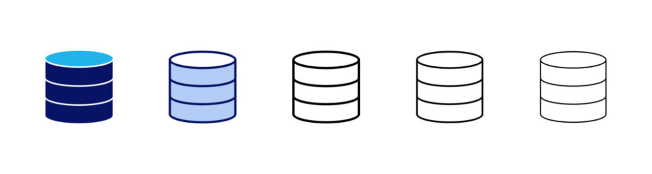 Database icon vector. database sign and symbol