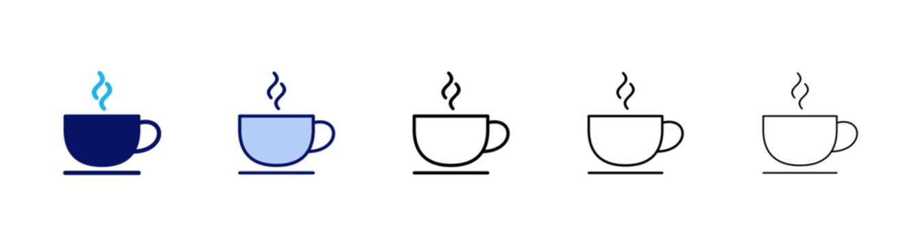 coffee cup icon vector. cup a coffee sign and symbol