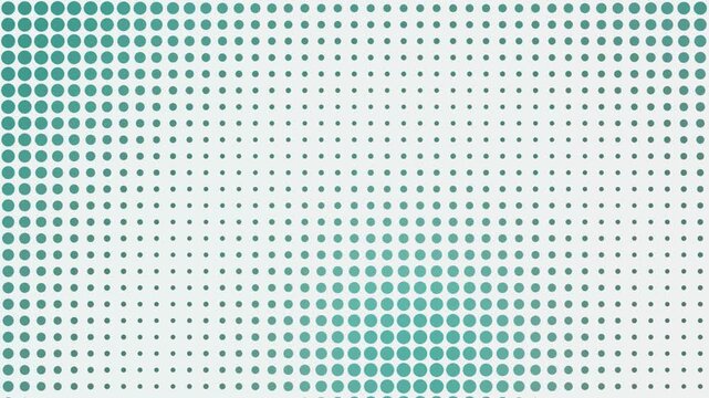 Fond anim&eacute; de grille de points en vagues en boucle sans couture