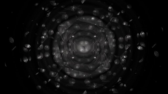 メタリックな球体のループする万華鏡
モーショングラフィック背景