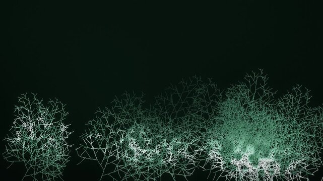 Animaci&oacute;n en bucle de cristales de escarcha en una ventana