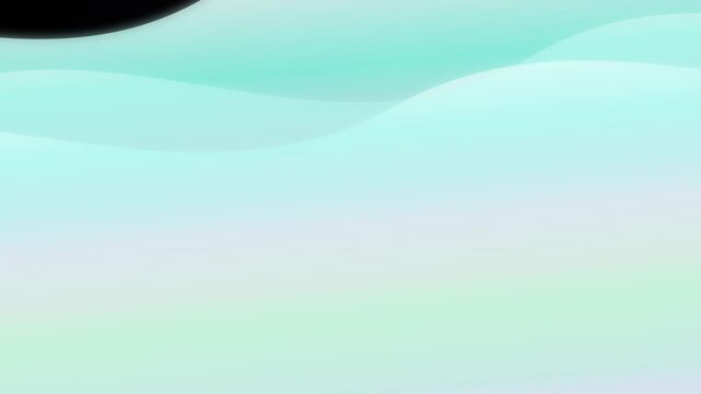 Abstract Rainbow Metallic Wave with Glossy Liquid Texture