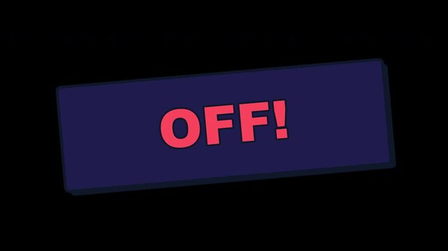 Premium 2D flat stomp kinetic typography overlay. Fast-paced, aggressive text animation with camera shake for flash sales and hype promos.