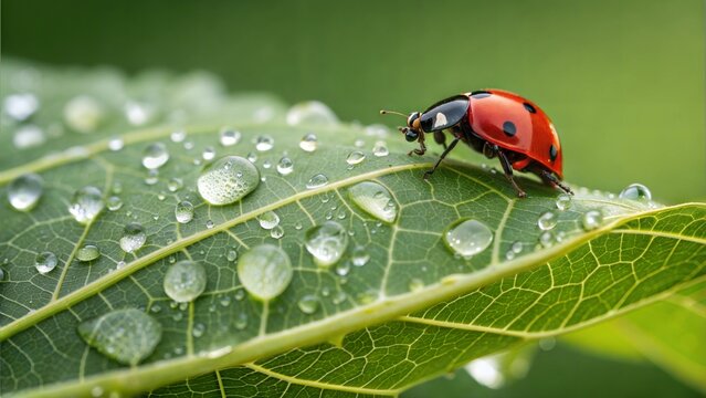 ladybug on leaf