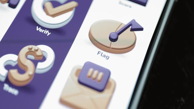 Purple flag pin bends after touchscreen selection