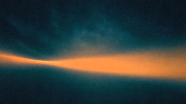 Soft gradient light beam in twilight sky with atmospheric haze illustration