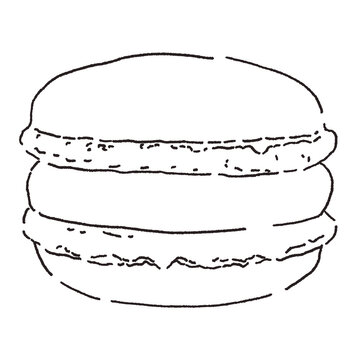 Macaron cookie dessert sweet pastry
