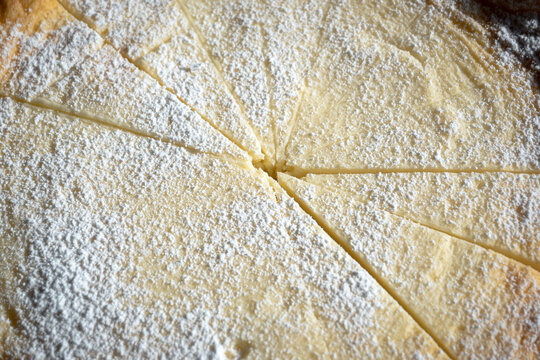 Classic Viennese cheesecake, a sweet treat.
