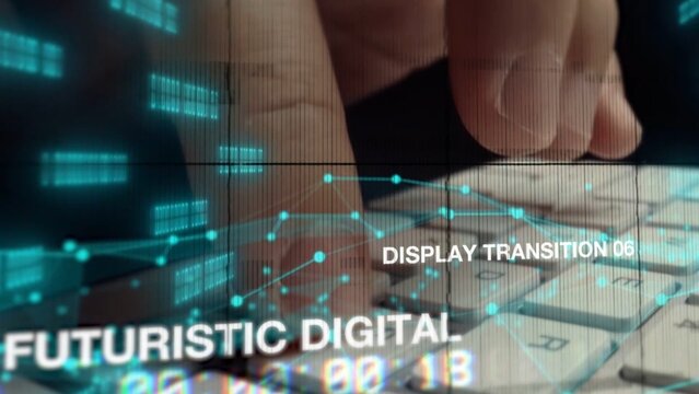 Futuristic Digital Display Transition 06