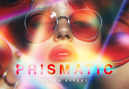 Prism Split Effect For Poster And Social Media Design