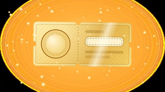 Black Friday coupon card with empty promo code field and discount badge, gold envelope reveal, alpha overlay animation
