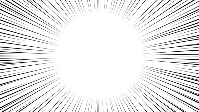 Black radial speed lines create a dynamic boost effect suggesting rapid motion and acceleration.