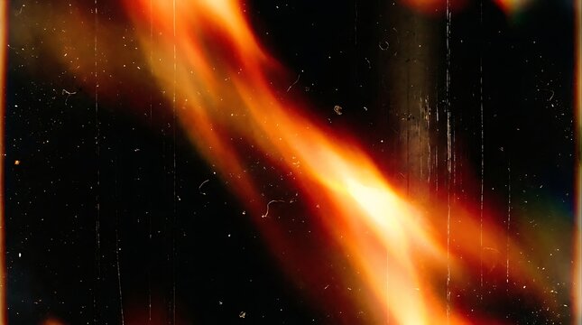 Vintage Film Light Leak and Burn Overlay Texture 47