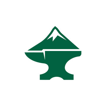 Mountain Anvil Logo Isolated