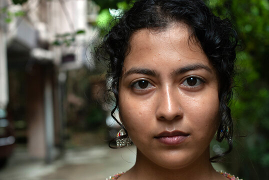 Portrait of a young Indian woman
