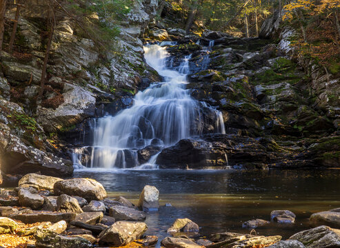 Wahconah Falls in Dalton, Massachusetts