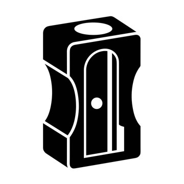 icon pencil sharpener vector illustration