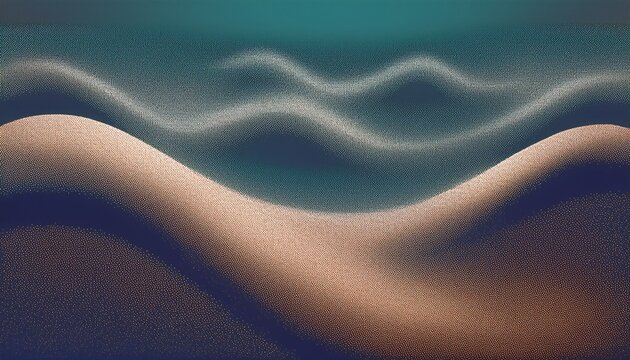 stippled sand grain wave texture dotted curved wavy gradient background grunge gritty noise dot work wallpaper with particles granules speckles halftone cloudy fluid grit backdrop overlay