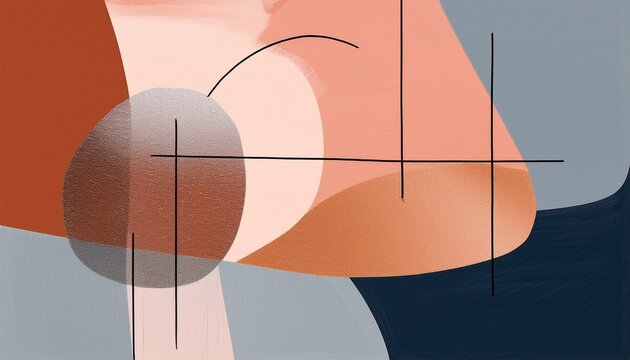 modern abstract artwork with textured surfaces and balanced composition neutral artistic background ideal for interior decoration wall art prints posters and contemporary design use