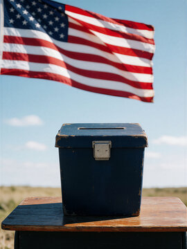 Outdoor Election Ballot Box