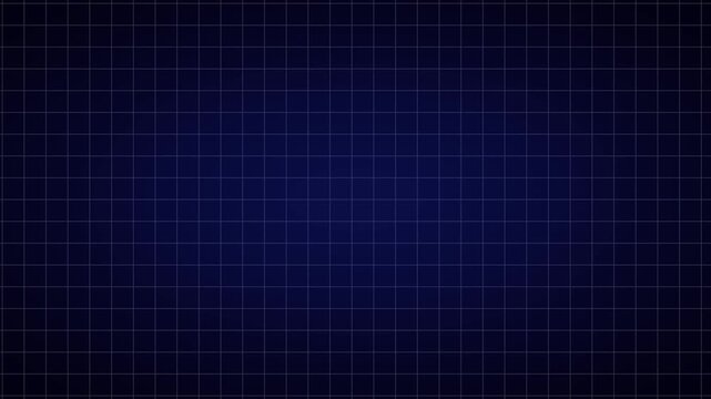 Blue grid background with subtle motion and light effects, perfect for technology presentations, data visualization, or scientific research visuals.