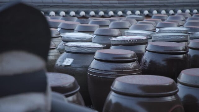장독, 장독대, 한국, 전통, 종가, 양념