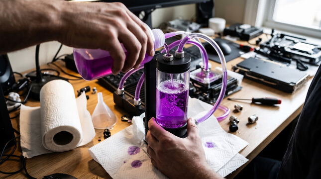 Assembling Liquid Cooling System for Computer Hardware 
