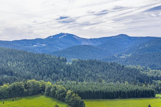 Blick auf den Lamer Winkel in der Arber-Region rund um Lohberg am Gro&szlig;en Osser