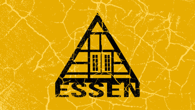 Essen city symbol, color vector illustration