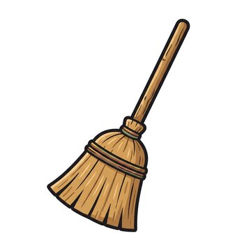 Straw Broom