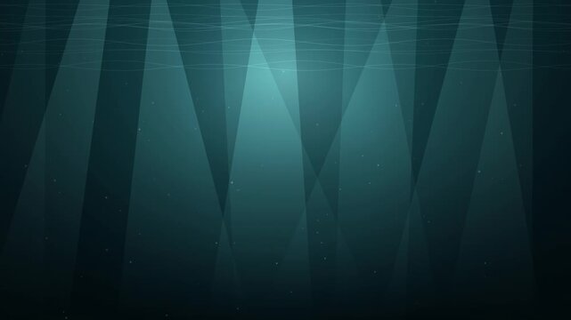 Underwater Sunbeams And Light Shafts In Deep Blue Water Seamless 4K Loop