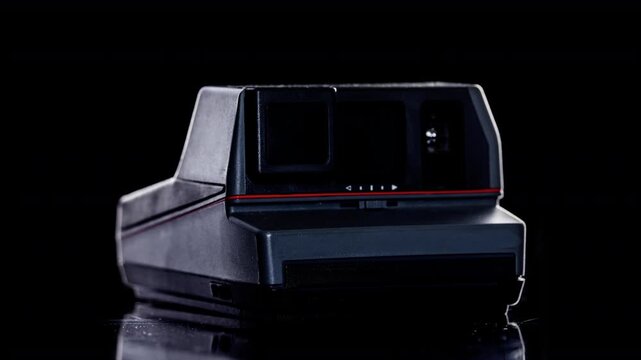 sequence of different vintage analogue film cameras