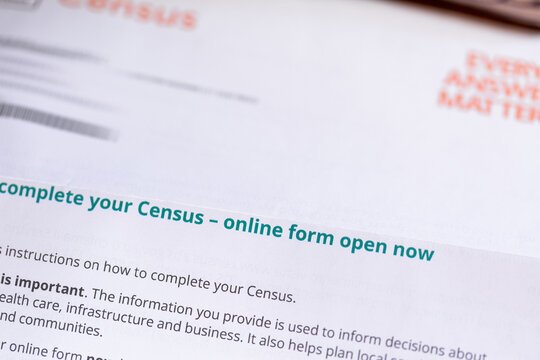 census online form open now letter for compulsory australian census