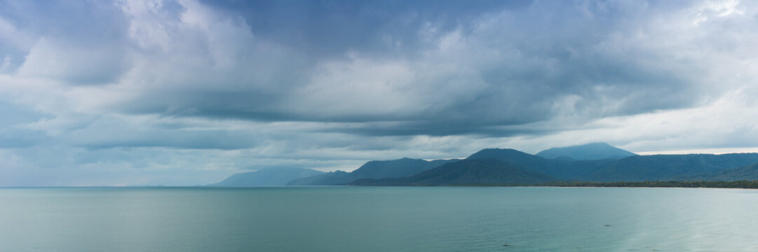 Tropical Storm Clouds Over Trinity Bay Port Douglas Queensland