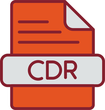CDR Vector Icon