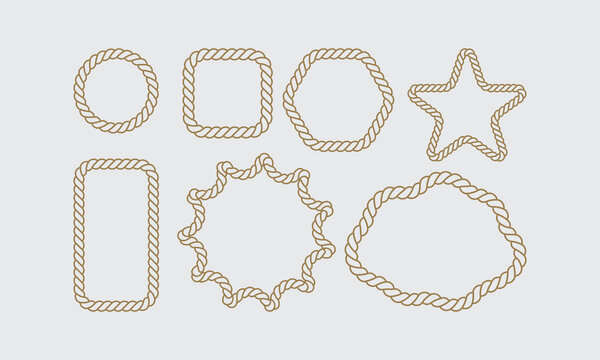 rope shape pattern elements