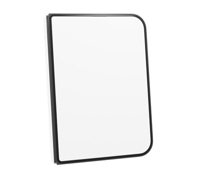 Sleek mobile device with empty display for your content