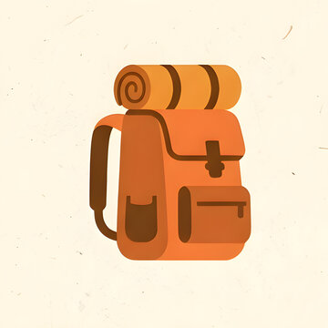 backpack vector illustration
