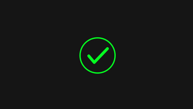 Circular Checkmark Icon Reveal