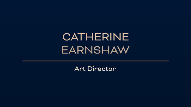 Elegant Name Title with Line Reveal