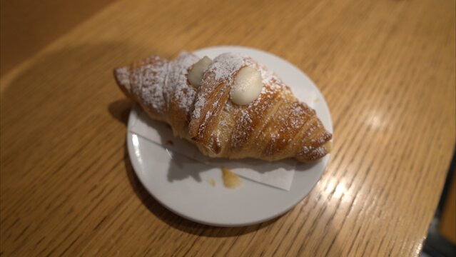  Italian Breakfast - Cream-filled Croissant.
