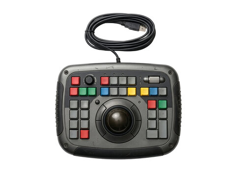 Professional trackball controller for video editing and color grading